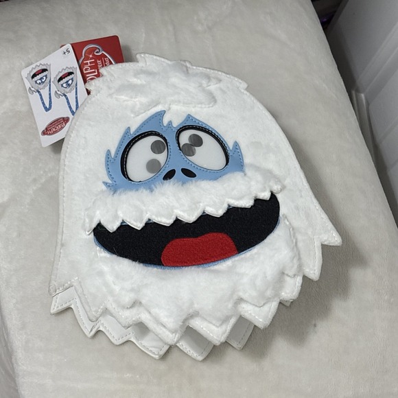 Loungefly Handbags - NWT Loungefly Rudolph Reindeer Abdominal Snowman Bumble Cross Body Bag